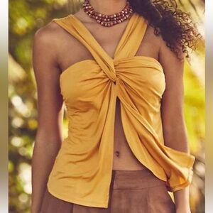 Free People Twist Front Top